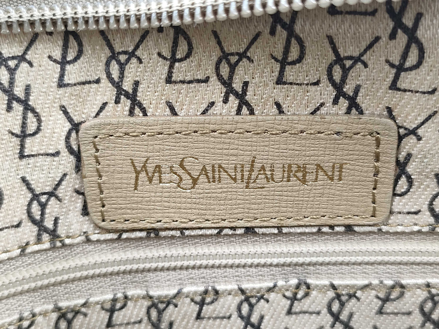 Yves Saint Laurent Logo Second Bag