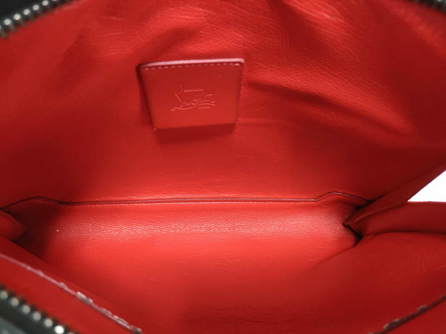 Christian Louboutin Leather and Stud Shoulder Bag, Torn Shoulder Bag