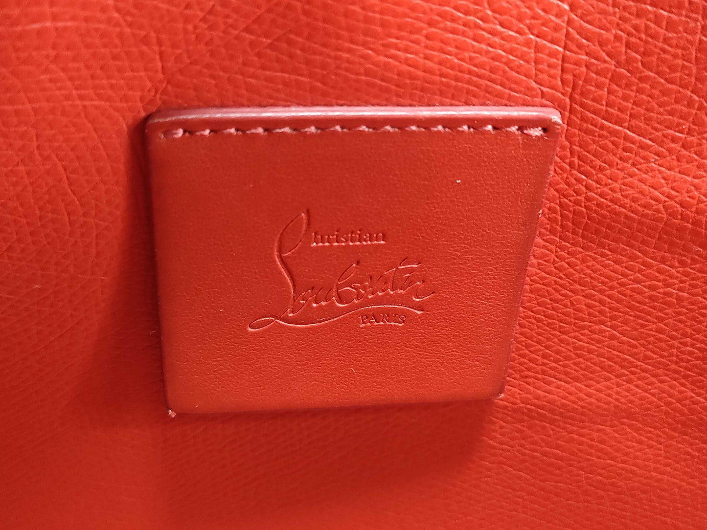 Christian Louboutin Leather and Stud Shoulder Bag, Torn Shoulder Bag