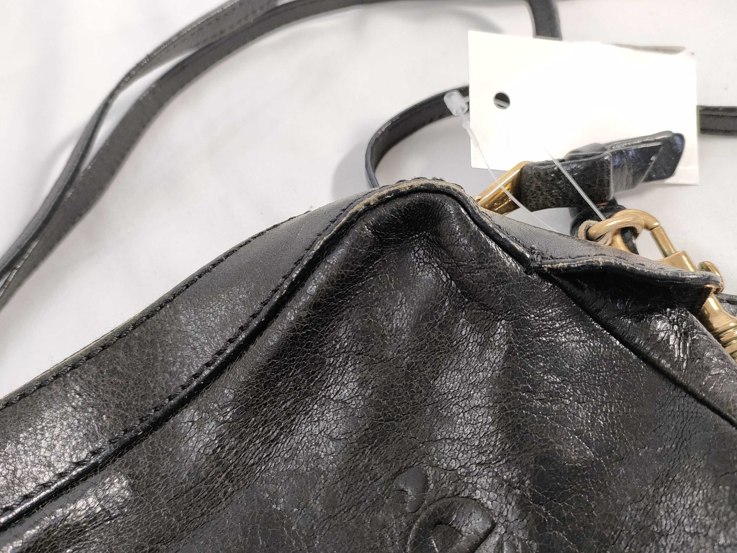 Chloe logo leather shoulder bag