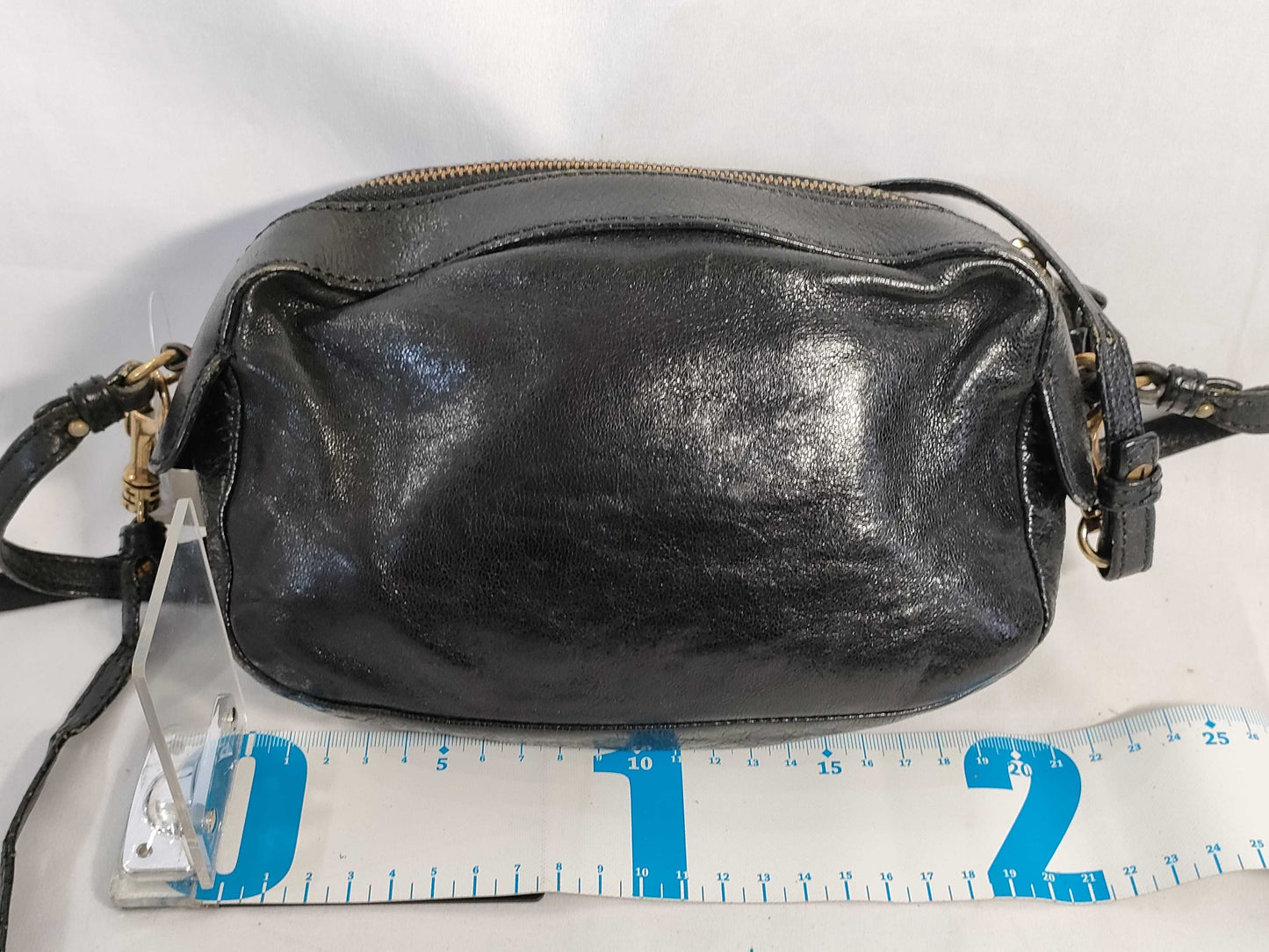 Chloe logo leather shoulder bag