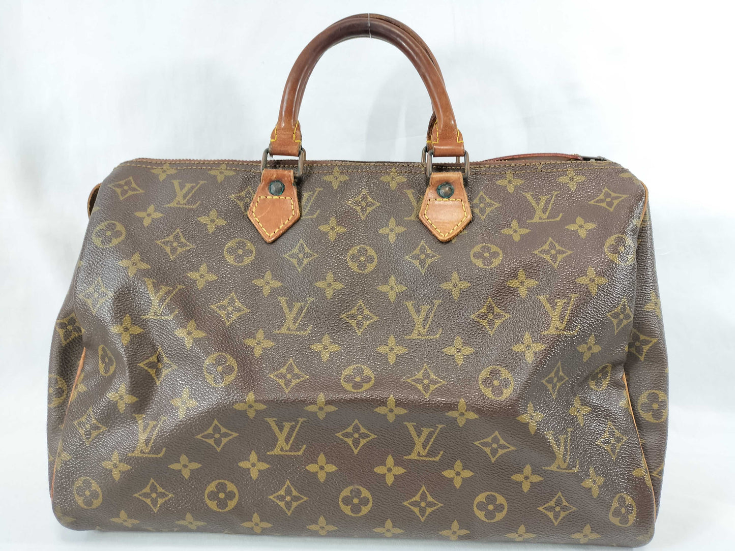 LOUIS VUITTON Monogram M41107 Speedy 35 Boston Bag