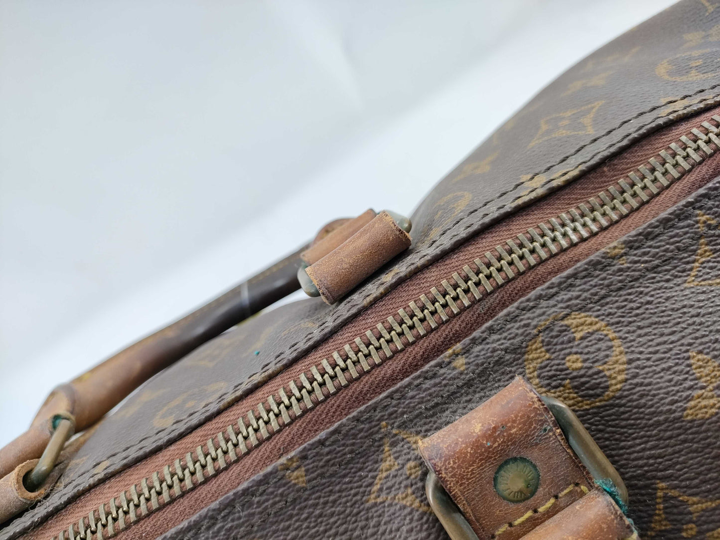 LOUIS VUITTON Unidentified Monogram M41428 Keepall 45 Boston Bag