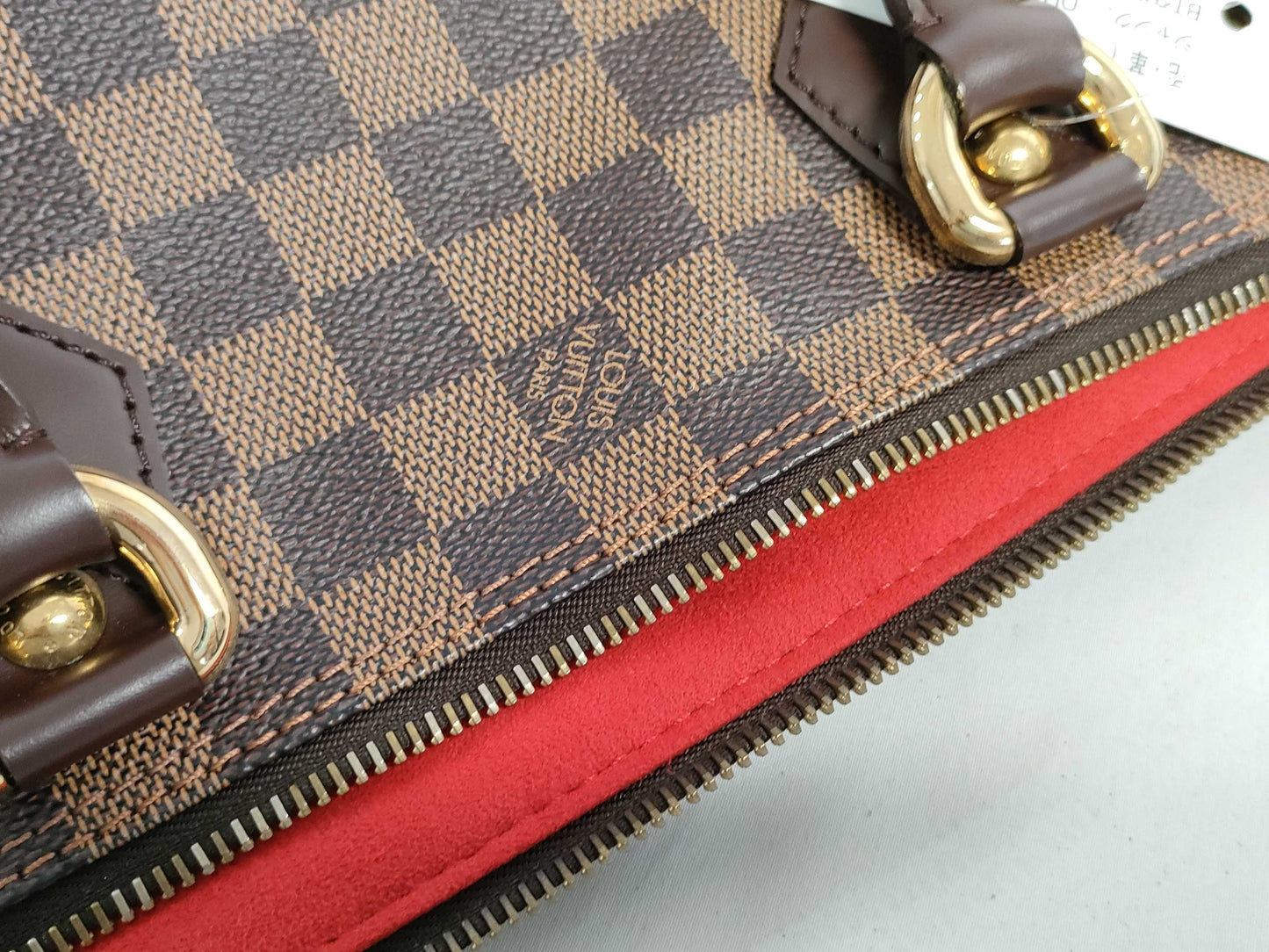 LOUIS VUITTON RFID verification failed VI0036 Damier N51183 Saleya PM handbag
