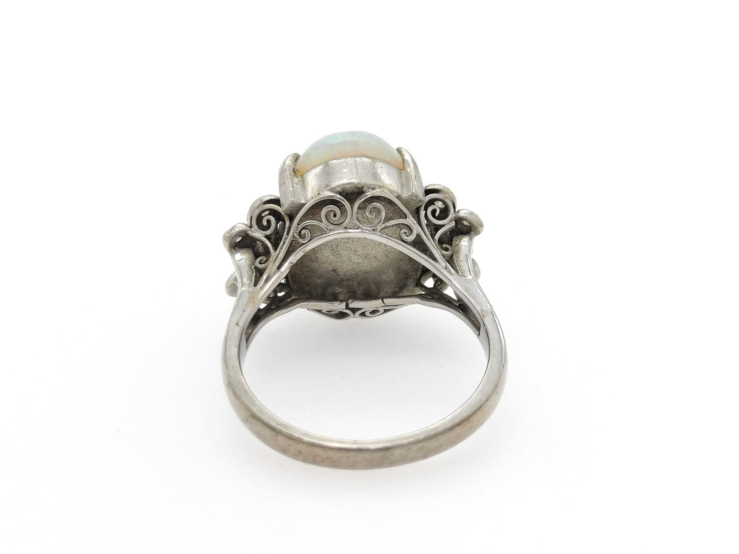Opal and Diamond K4 7.0g Ring