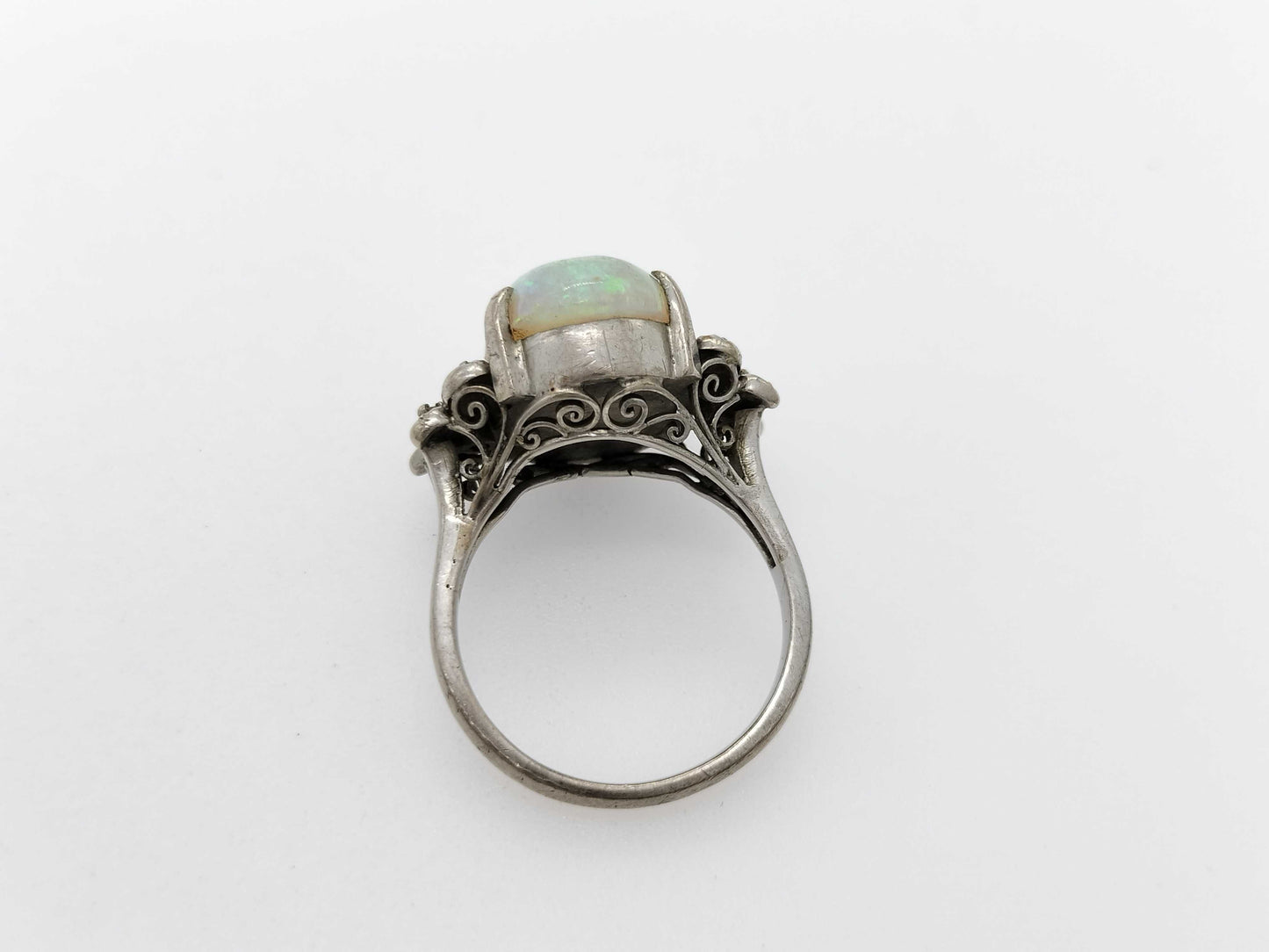 Opal and Diamond K4 7.0g Ring