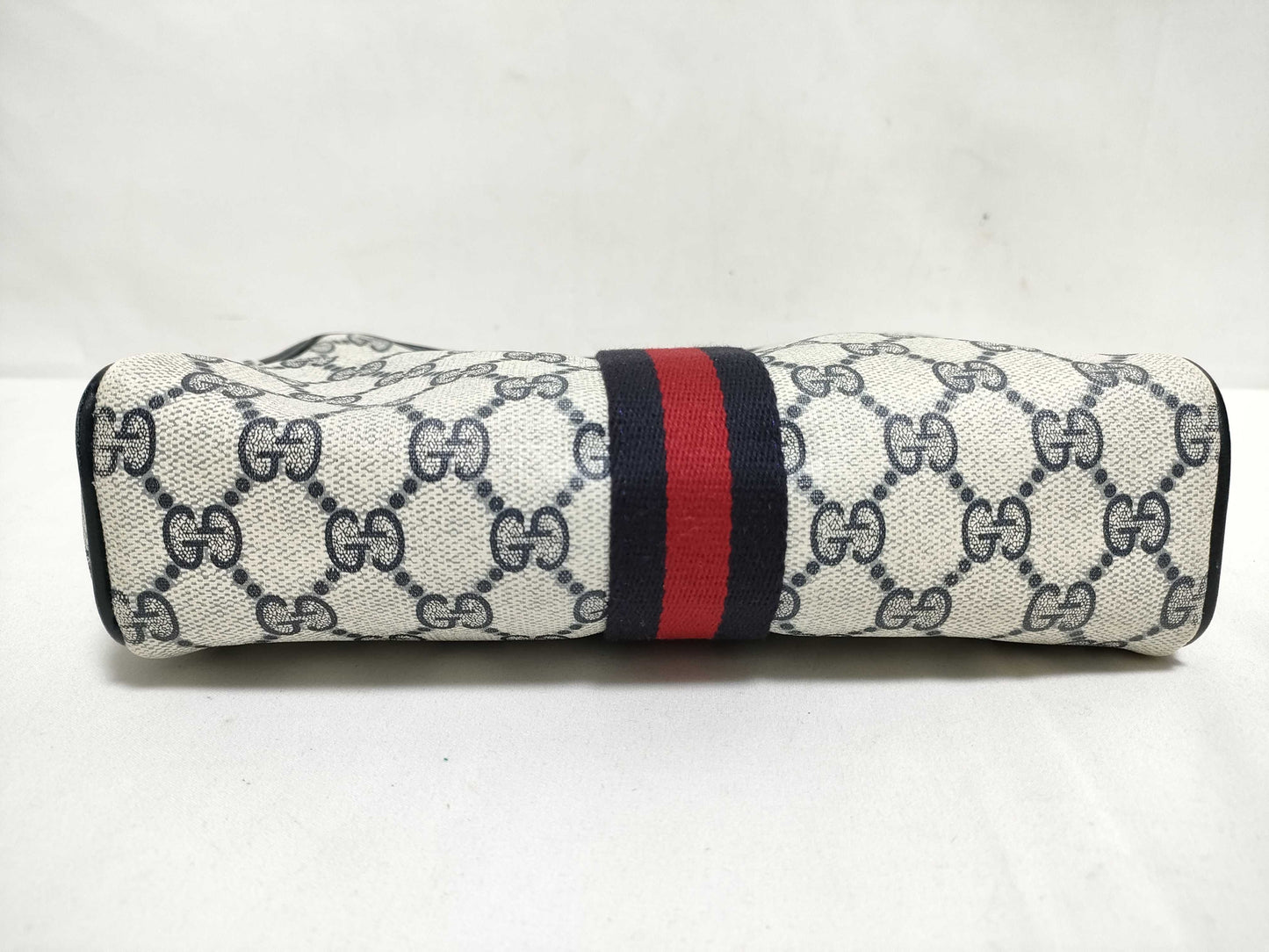 GUCCI GG Supreme Second Bag 010-378 Navy Second Bag