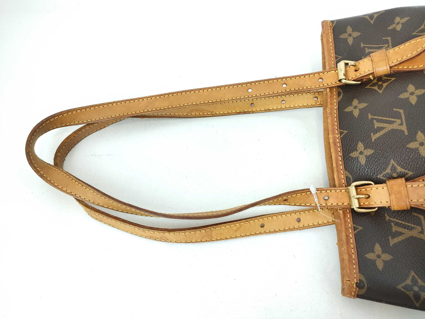 LOUIS VUITTON RFID Unverified AR0090 Monogram Bucket PM Handbag
