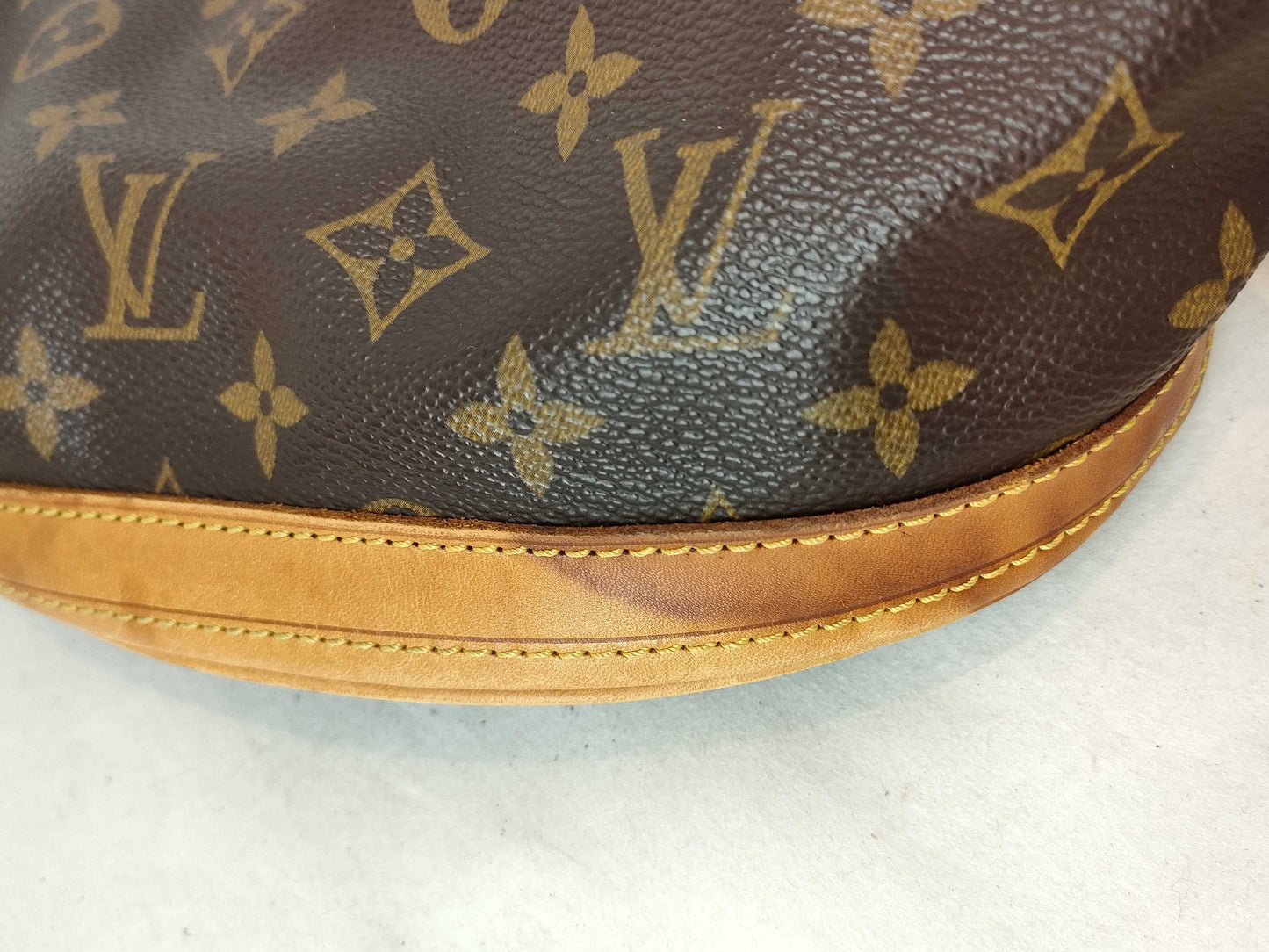 LOUIS VUITTON RFID Unverified AR0090 Monogram Bucket PM Handbag