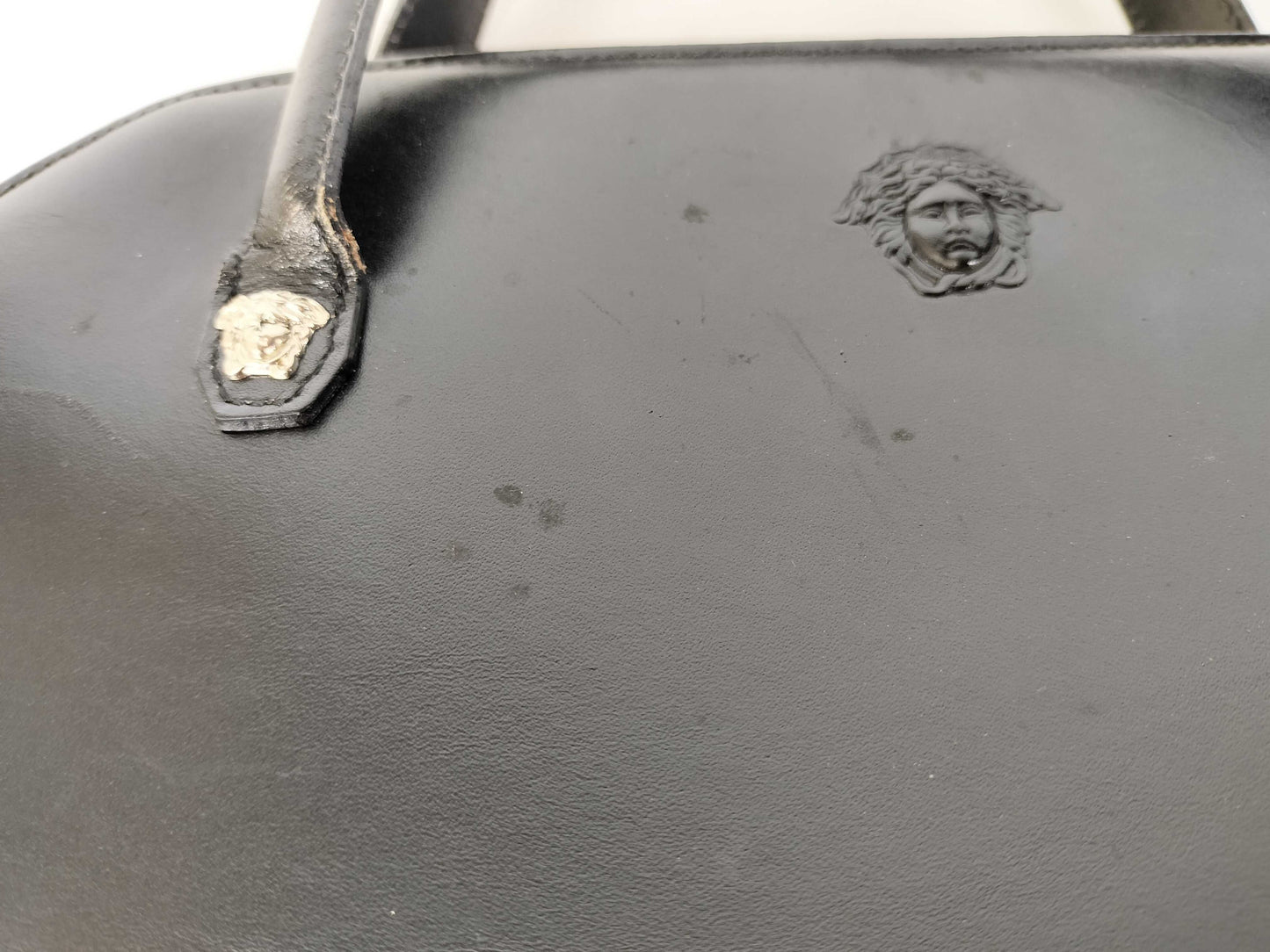VERSACE Calfskin 2-way Handbag
