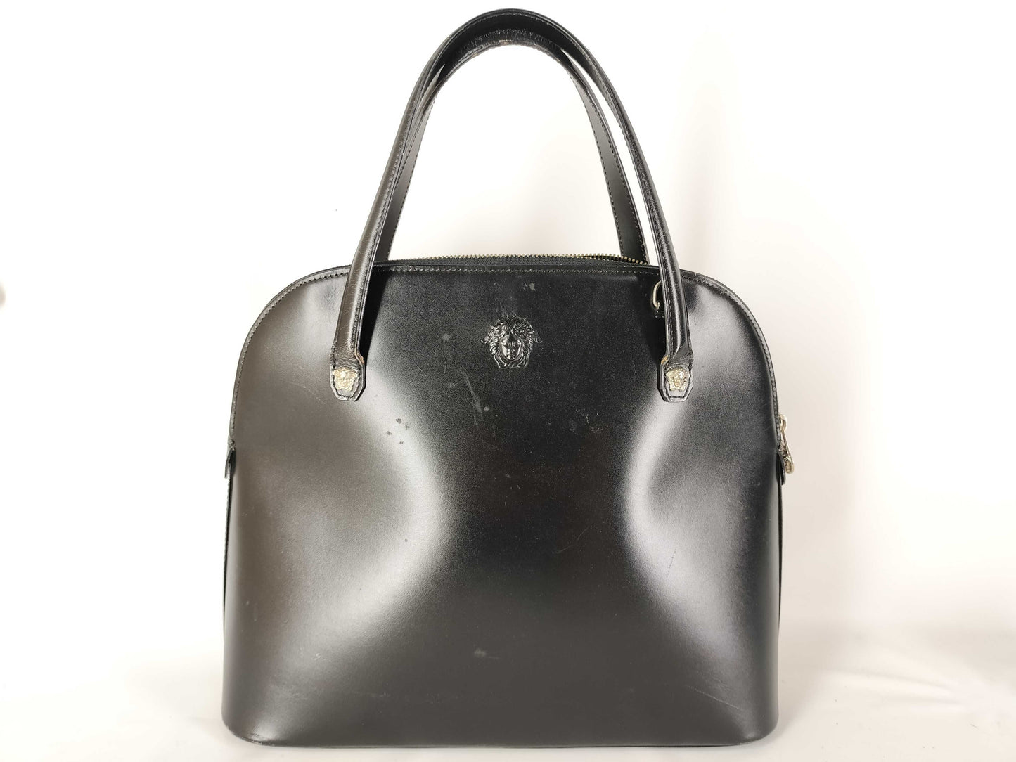 VERSACE Calfskin 2-way Handbag