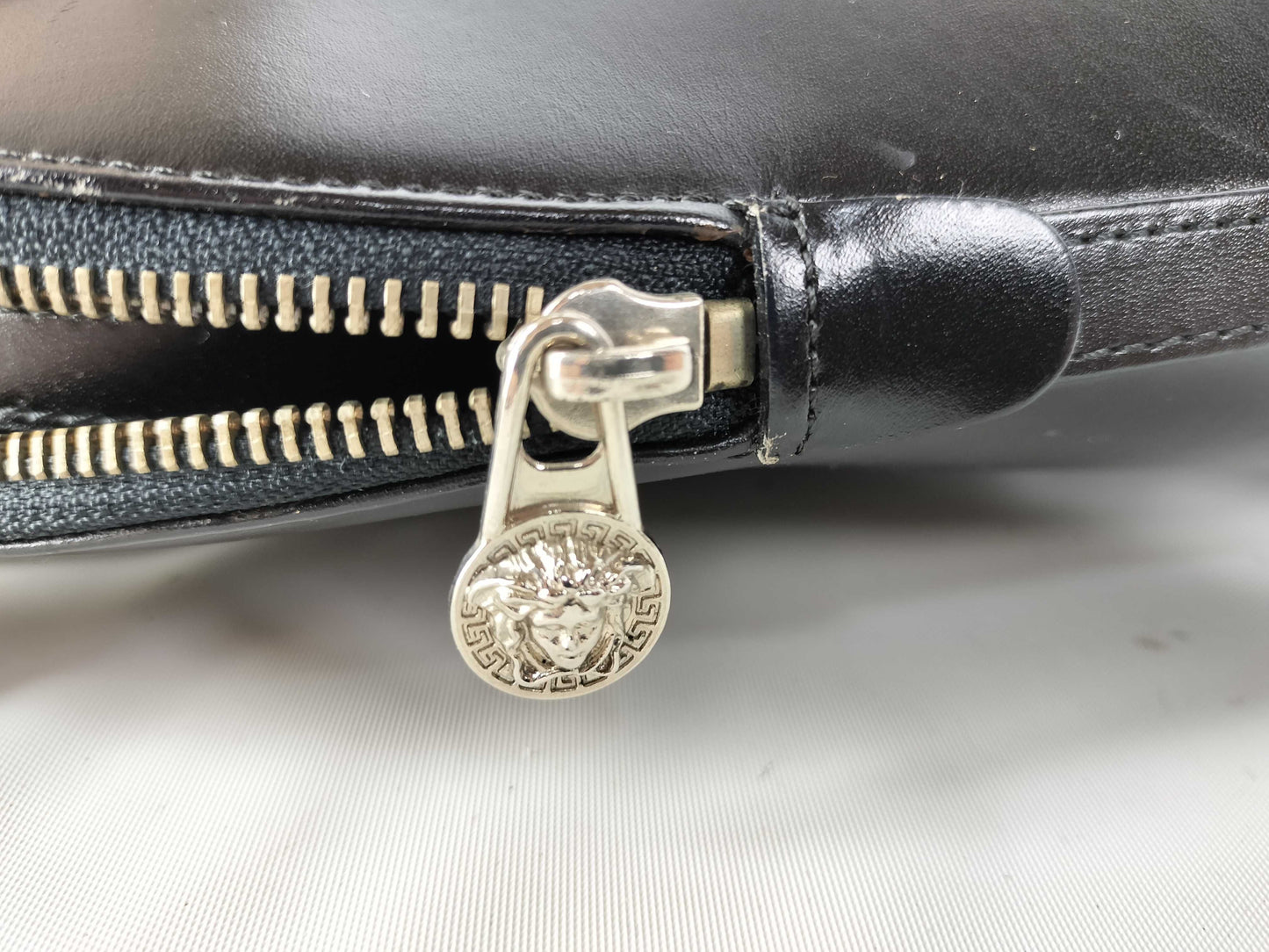 VERSACE Calfskin 2-way Handbag