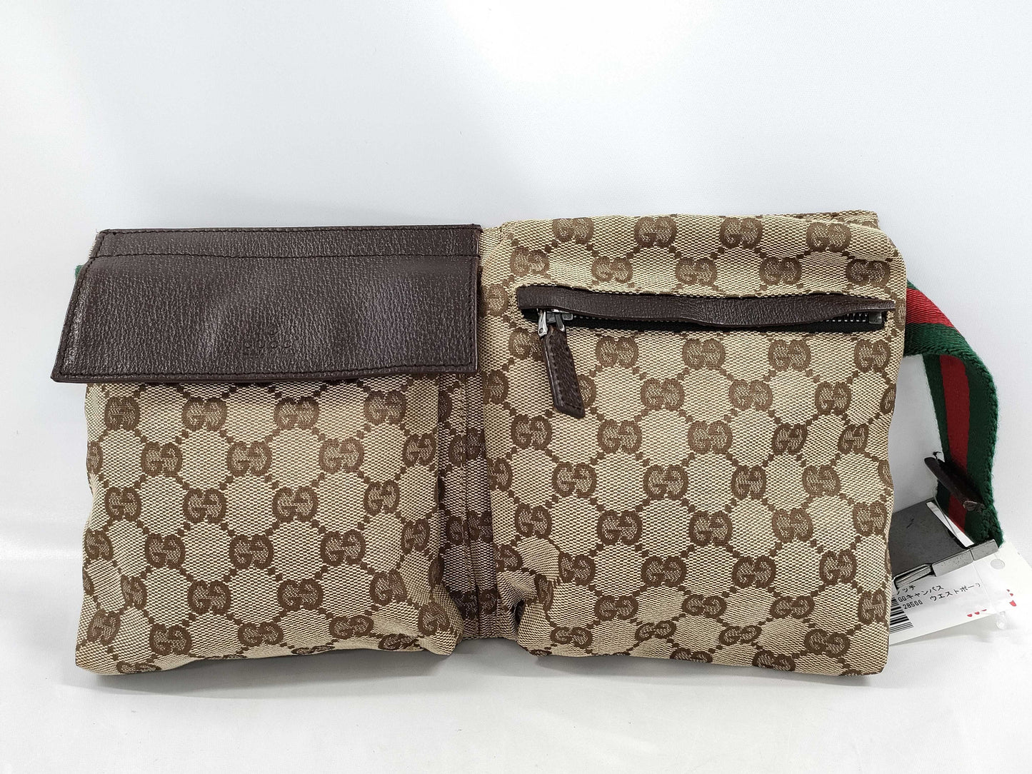 GUCCI GG Canvas 28566 Waist Pouch Waist Bag