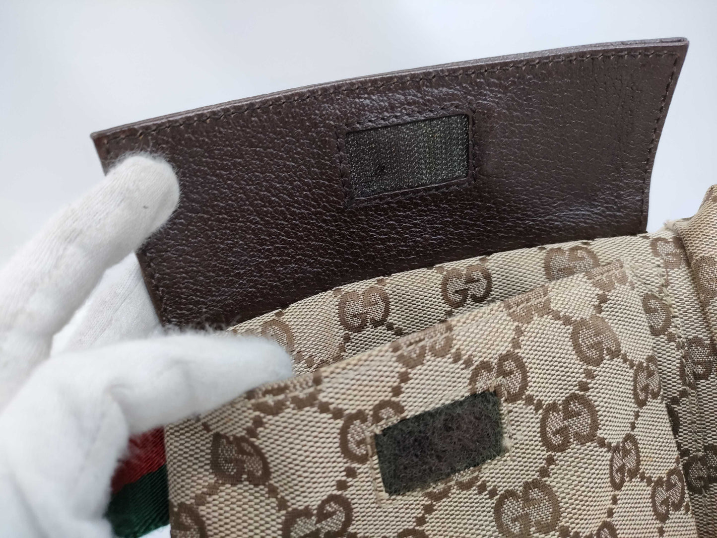 GUCCI GG Canvas 28566 Waist Pouch Waist Bag