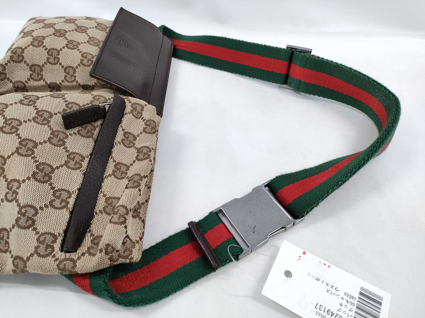 GUCCI GG Canvas 28566 Waist Pouch Waist Bag
