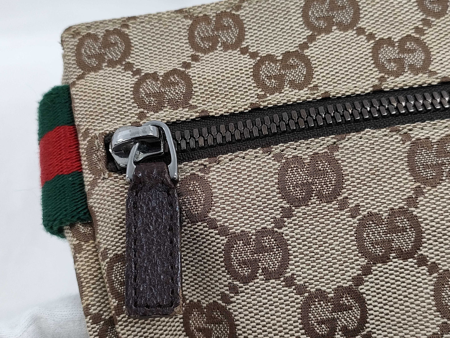 GUCCI GG Canvas 28566 Waist Pouch Waist Bag