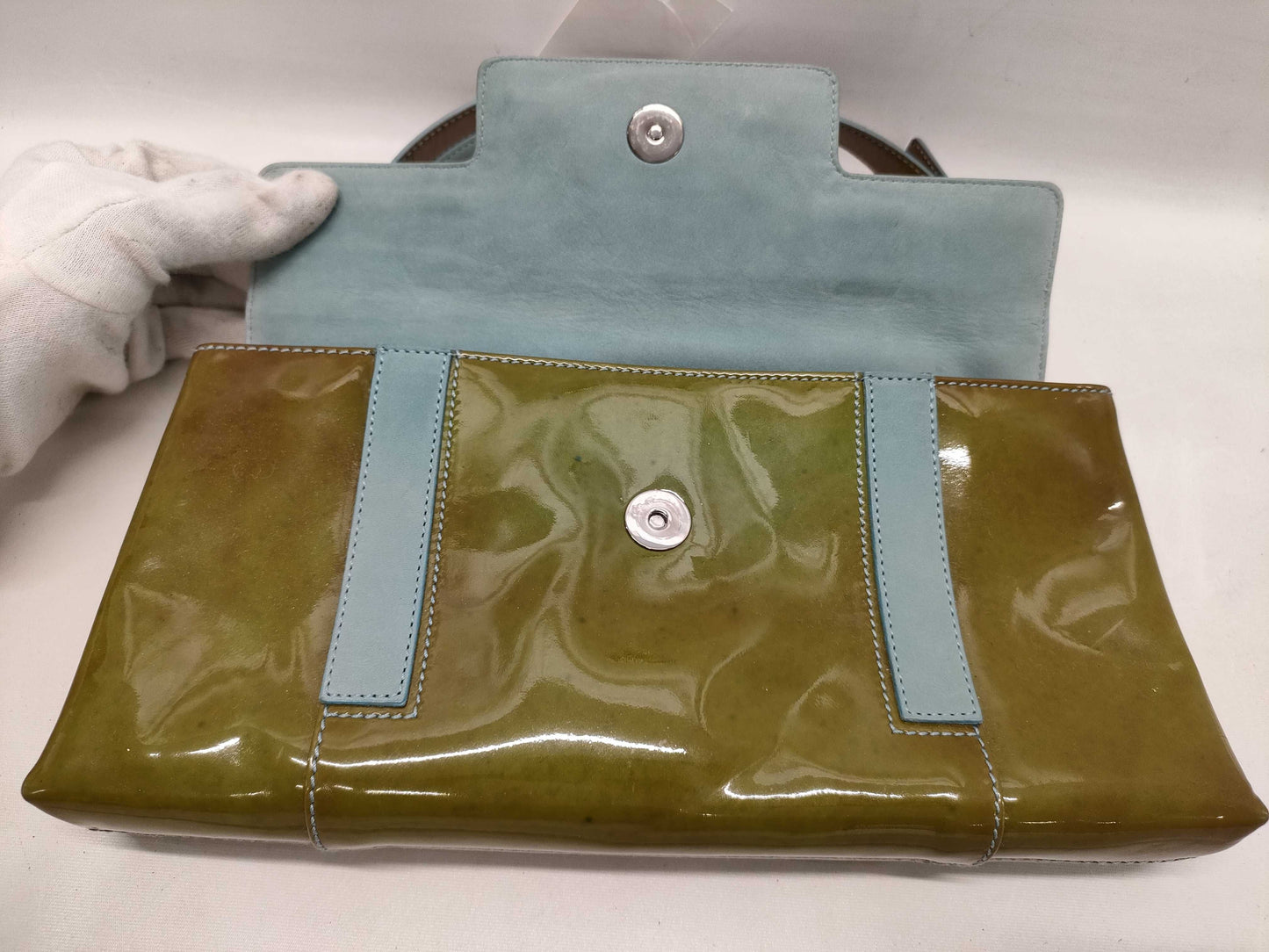 BVLGARI enamel handbag handbag