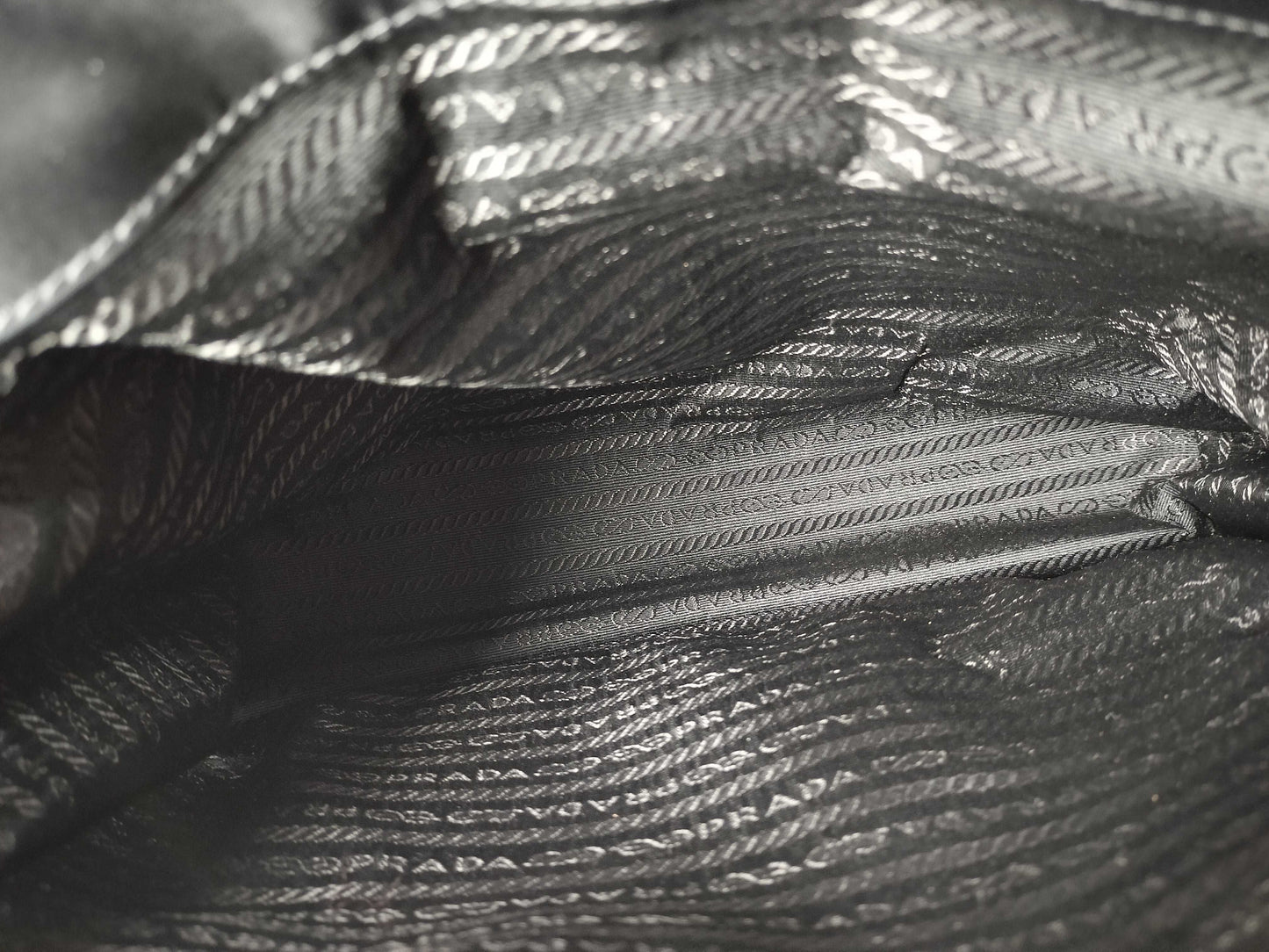 PRADA Nylon Hand Tote Bag