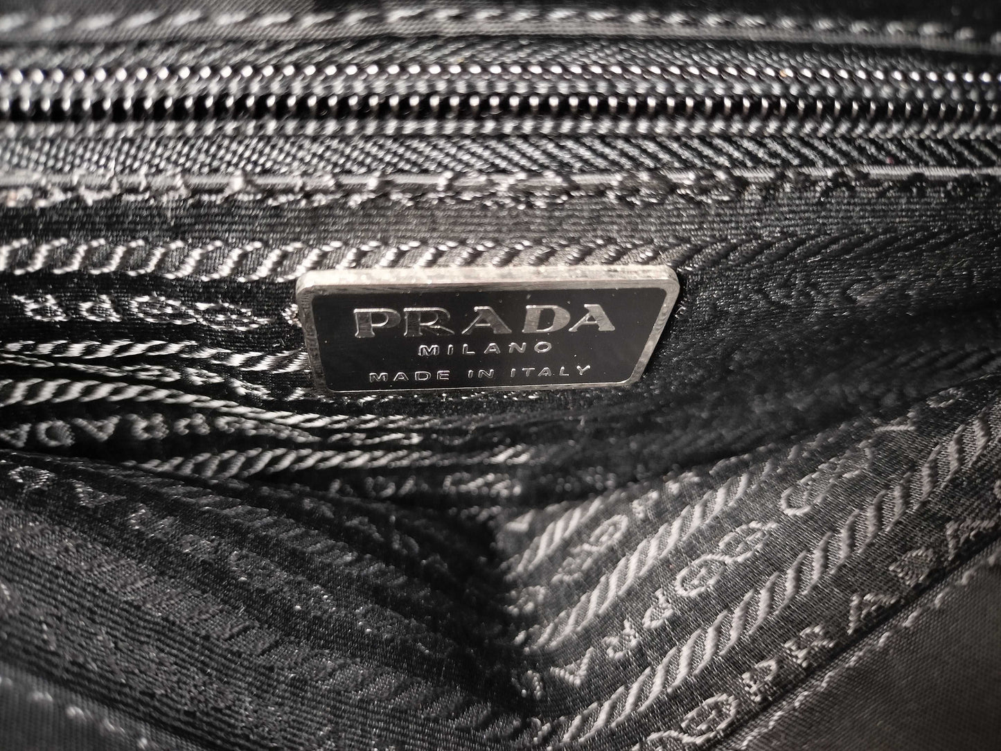 PRADA Nylon Hand Tote Bag