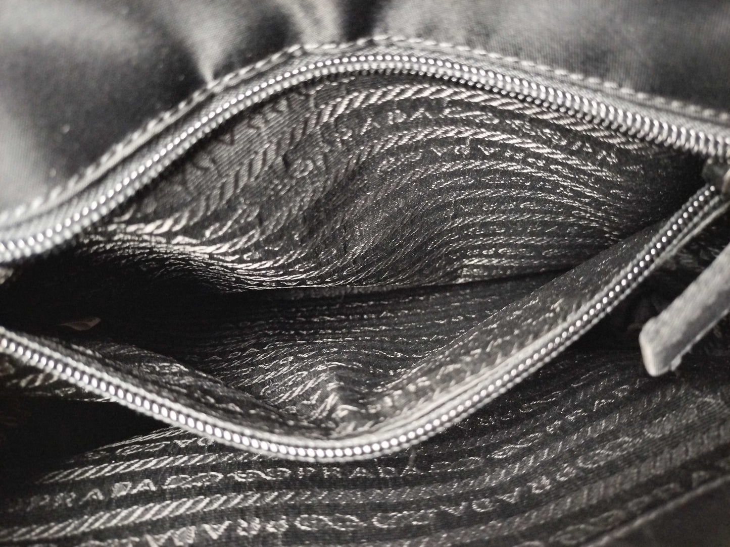 PRADA Nylon Hand Tote Bag