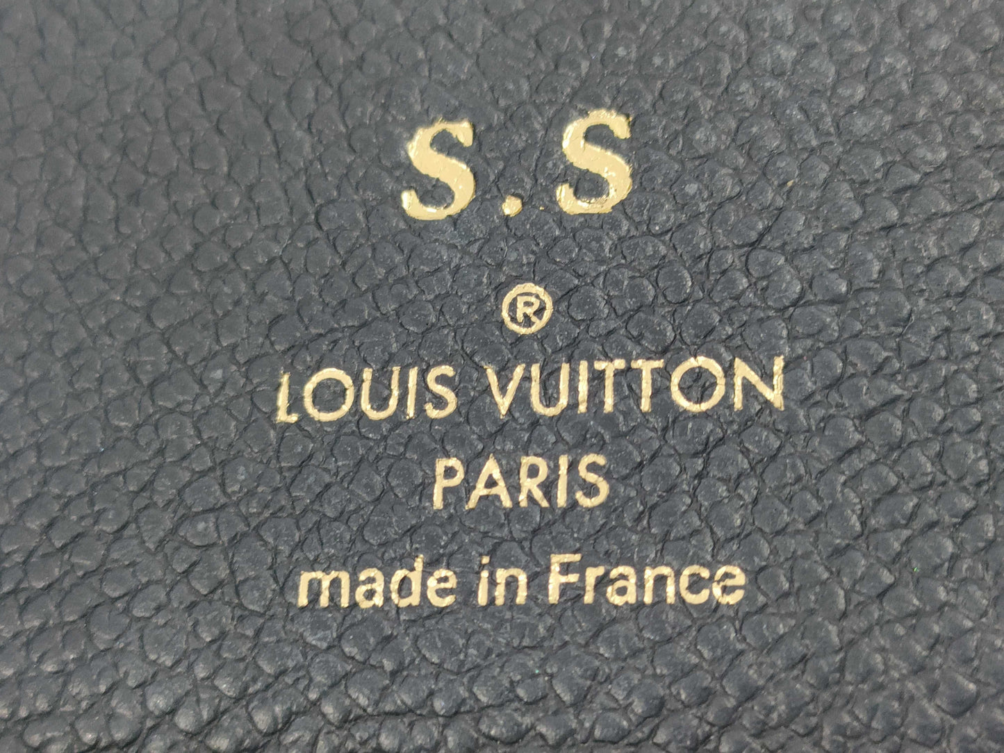 LOUIS VUITTON Monogram Empreinte Portefeuille Victorine Initial Wallet