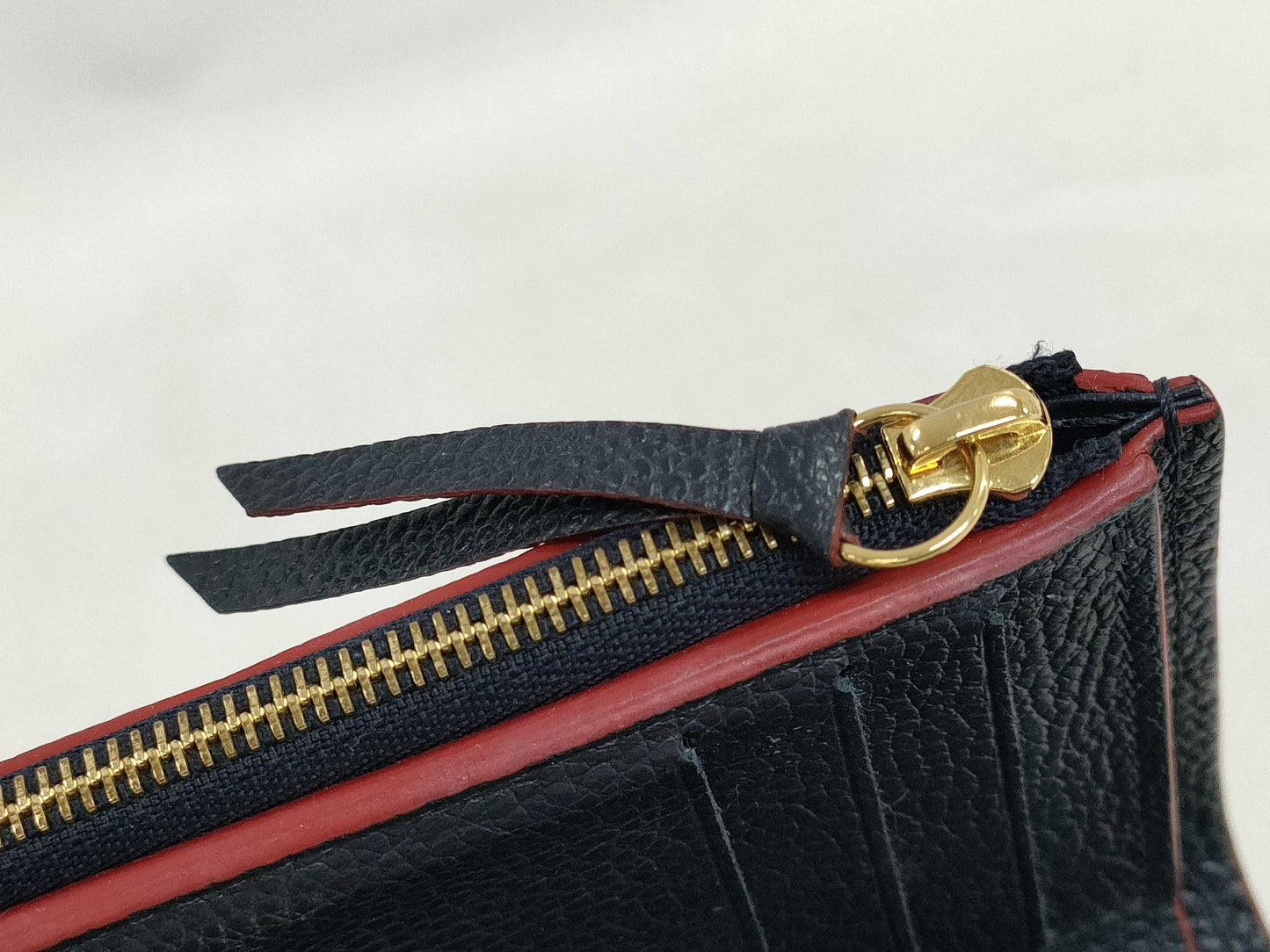 LOUIS VUITTON Monogram Empreinte Portefeuille Victorine Initial Wallet
