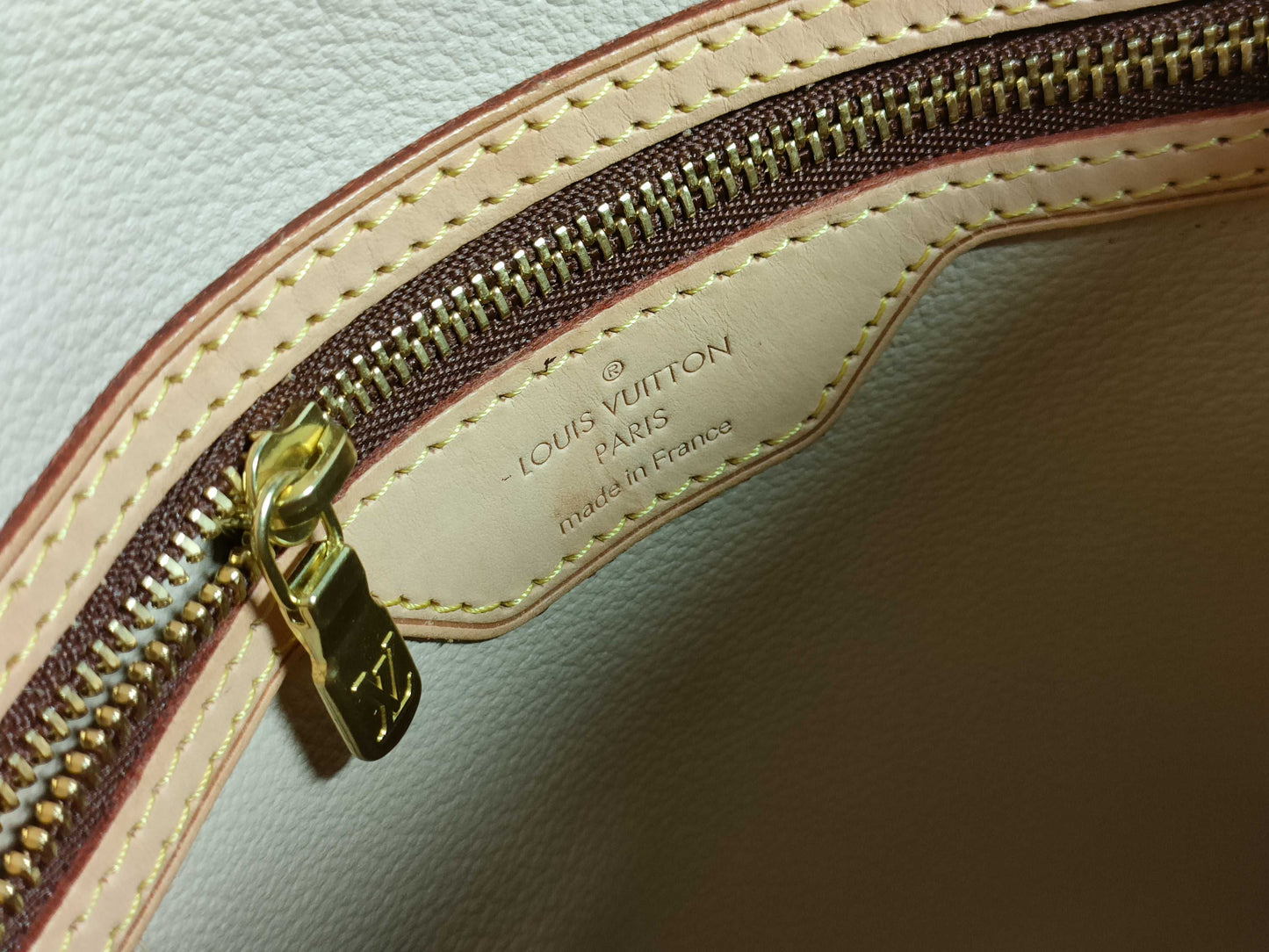 LOUIS VUITTON RFID Unverified DK2190 Monogram Bucket PM Tote Bag with Pouch