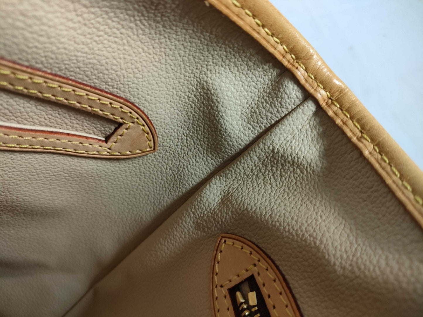 LOUIS VUITTON RFID Unverified DK2190 Monogram Bucket PM Tote Bag with Pouch