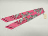 HERMES Twilly Zebra Pink Scarf