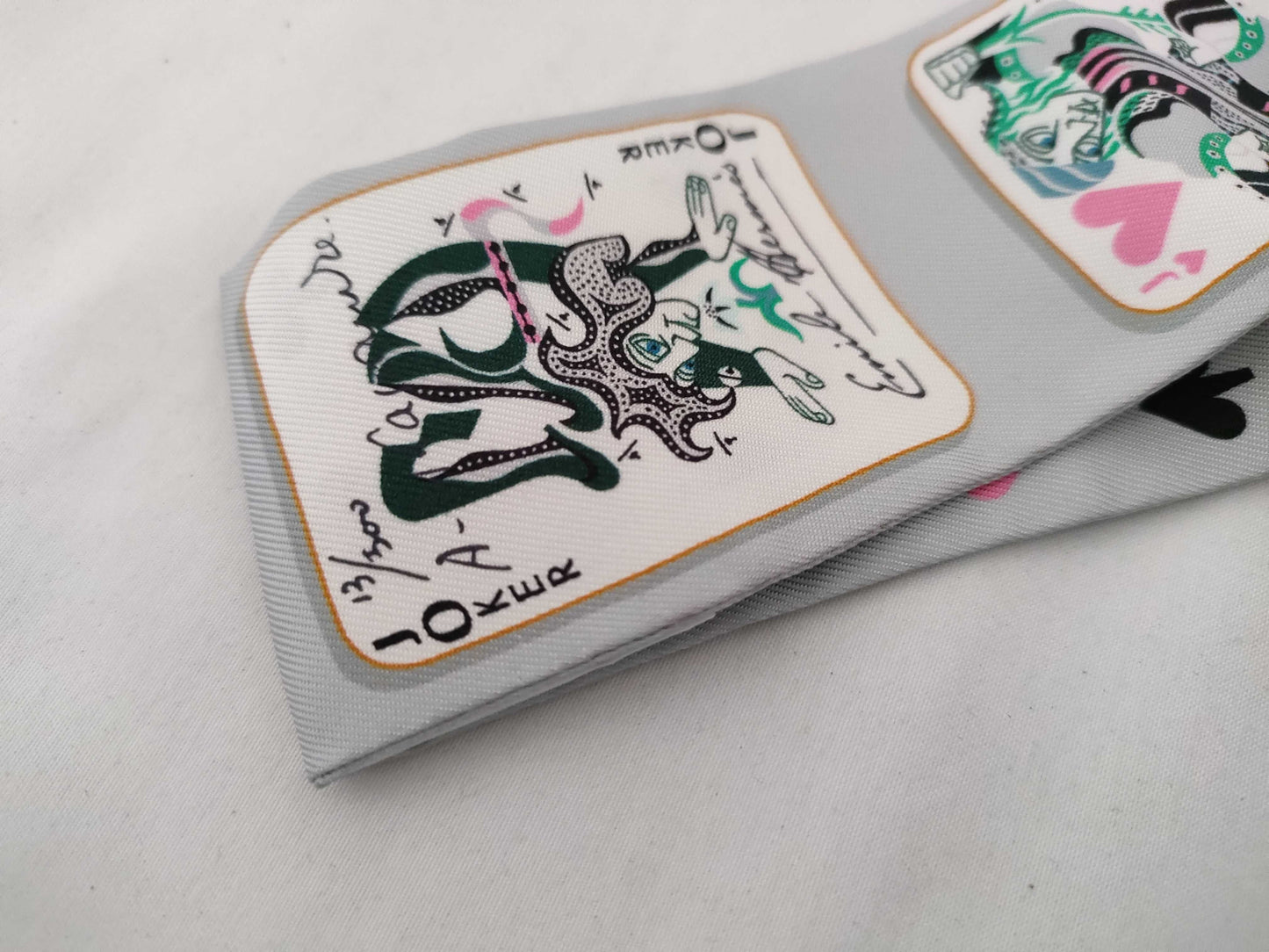 HERMES Twilly Playing Cards Gray Other Accessories