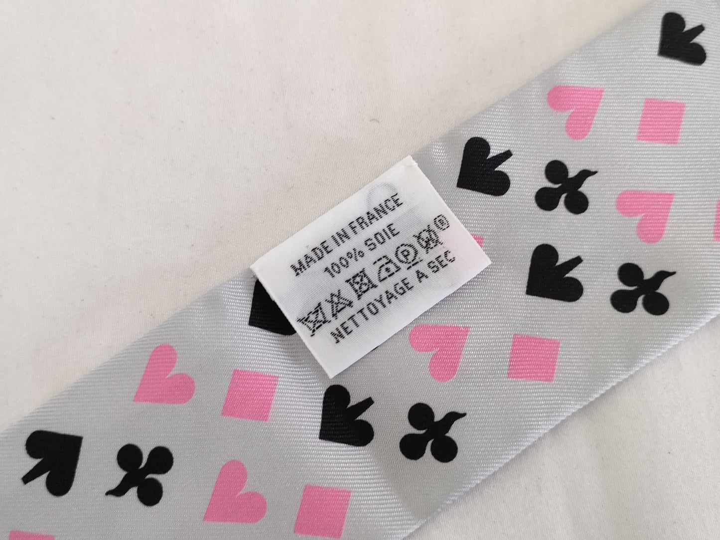 HERMES Twilly Playing Cards Gray Other Accessories