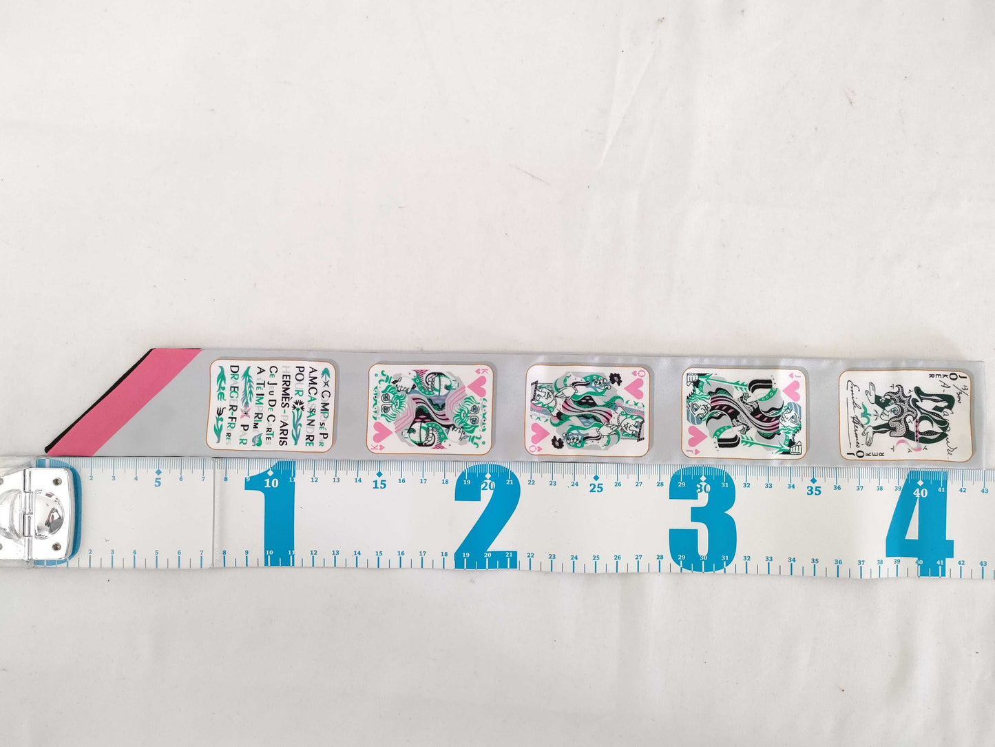 HERMES Twilly Playing Cards Gray Other Accessories
