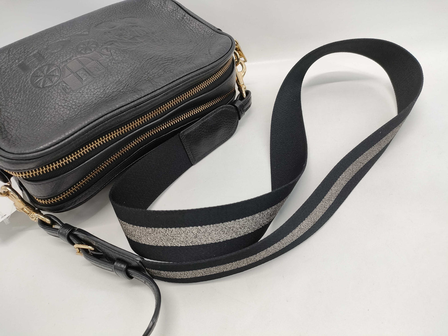 COACH F75818 Double Zipper Shoulder Bag