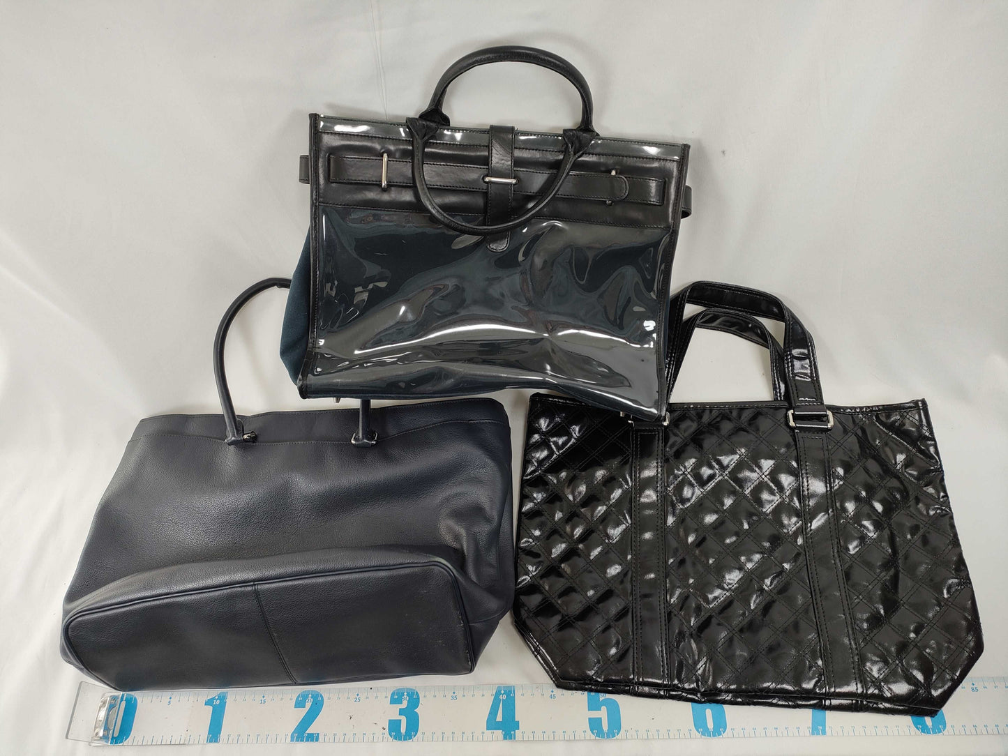3 items including COACH, FURLA, and Marc Jacobs tote bags