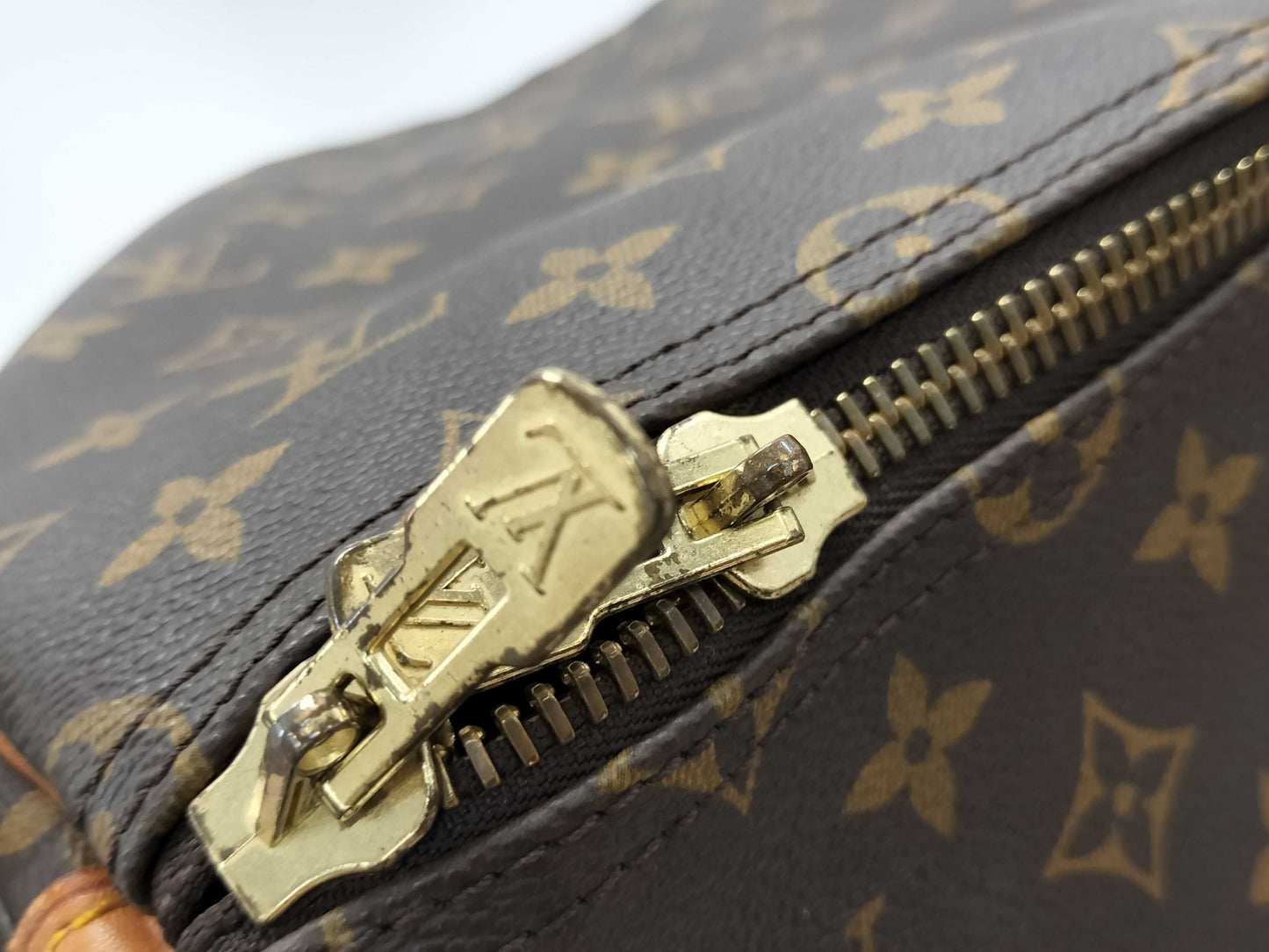 LOUIS VUITTON FC 893 Monogram M41414 Keepall Bandouliere 55 Boston Bag with Stitch