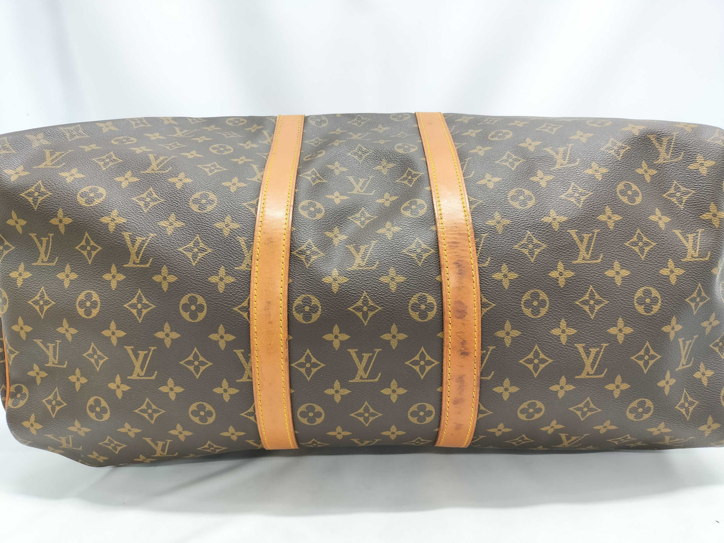 LOUIS VUITTON FC 893 Monogram M41414 Keepall Bandouliere 55 Boston Bag with Stitch