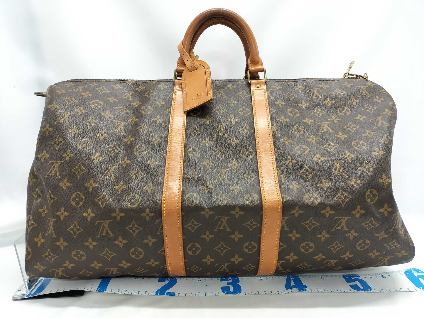 LOUIS VUITTON FC 893 Monogram M41414 Keepall Bandouliere 55 Boston Bag with Stitch
