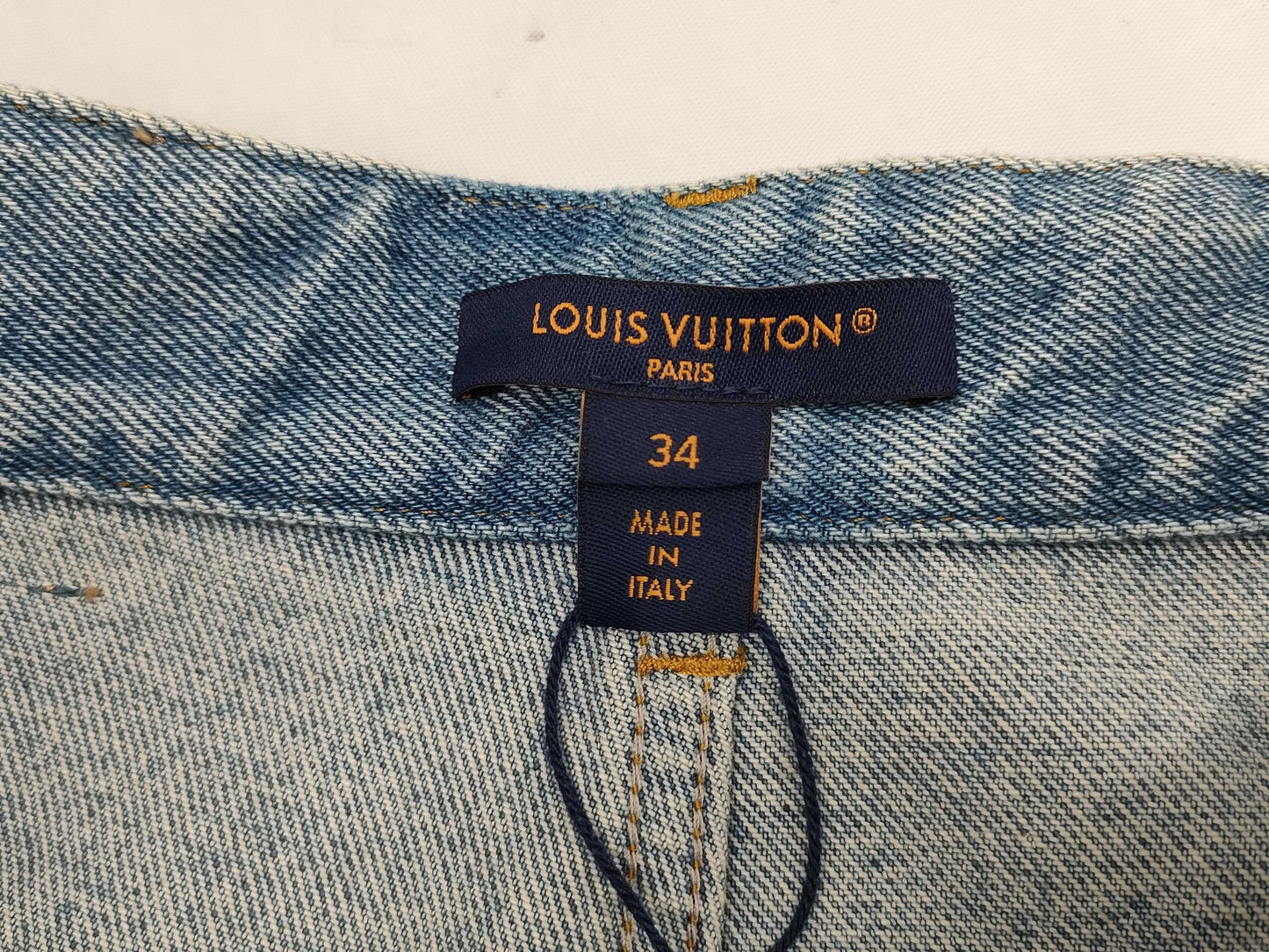 LOUIS VUITTON Bermuda Denim Pants CA36929 Unused Pants
