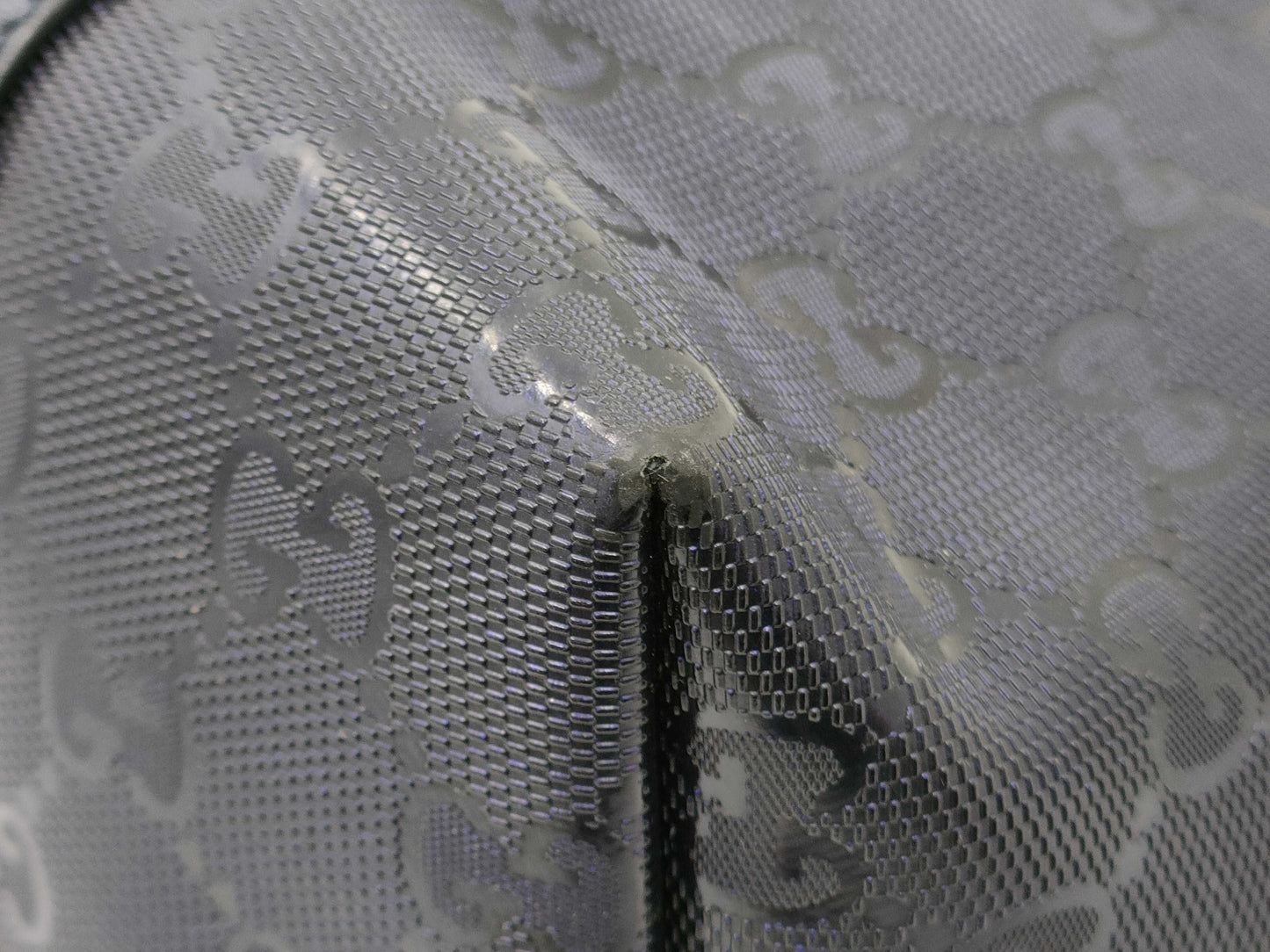 GUCCI Impreza 197953 Purple Tote Bag