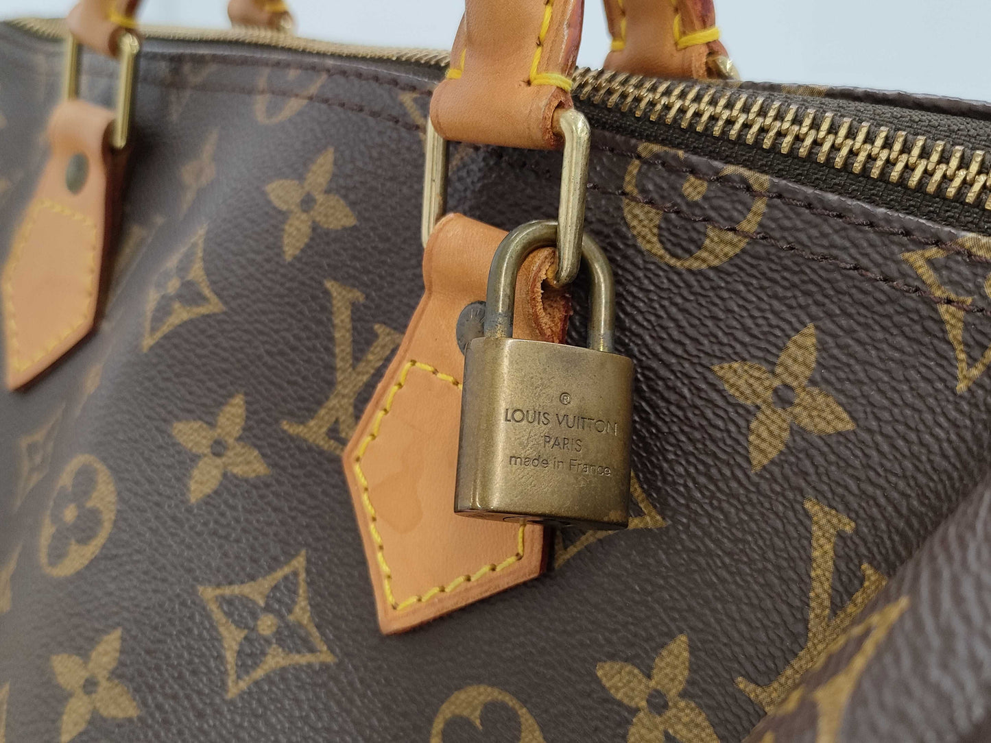 LOUIS VUITTON Monogram M41107 Speedy 35 Boston Bag