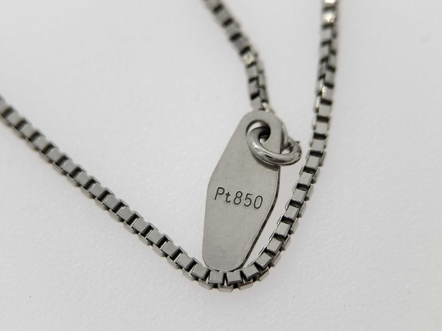 D1.58ct Pt850/K18 4.5g Necklace