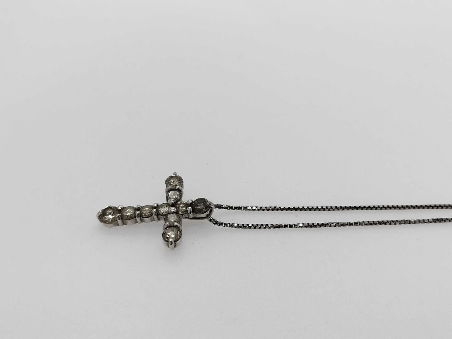 D1.58ct Pt850/K18 4.5g Necklace