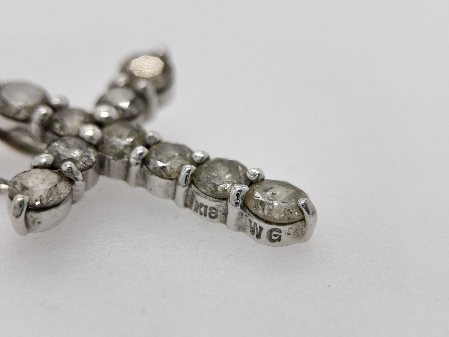 D1.58ct Pt850/K18 4.5g Necklace