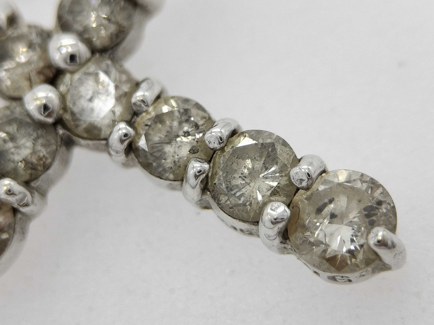 D1.58ct Pt850/K18 4.5g Necklace