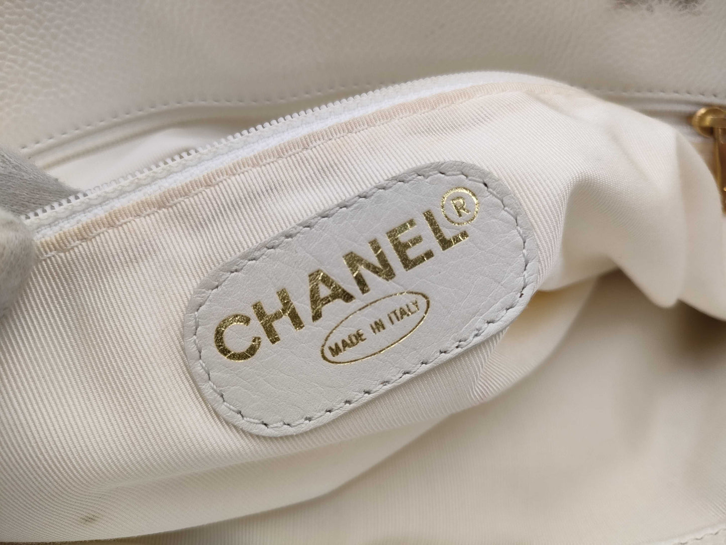 CHANEL Caviar Skin Coco Mark Caviar Skin Tote Bag Tote Bag