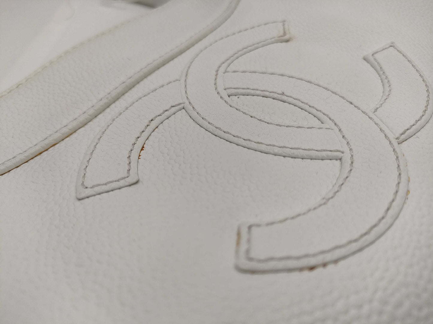 CHANEL Caviar Skin Coco Mark Caviar Skin Tote Bag Tote Bag