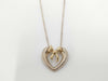 Tiffany & Co. Heart Ribbon Motif Necklace