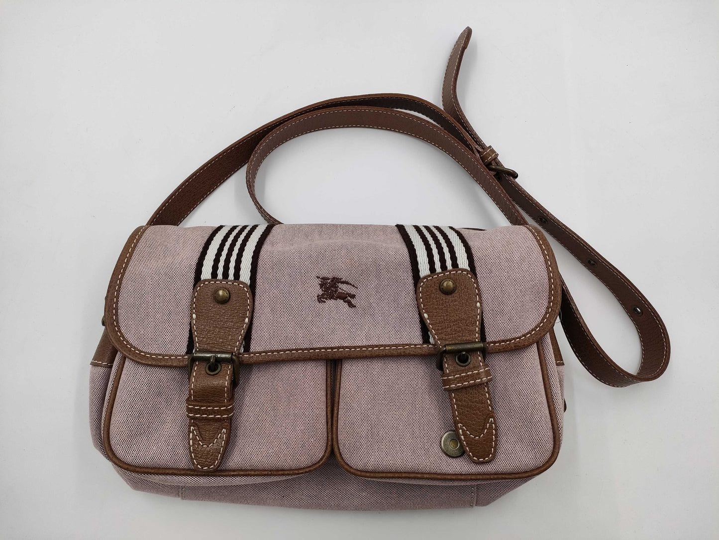 BURBERRY Blue Label Shoulder Canvas Shoulder Bag