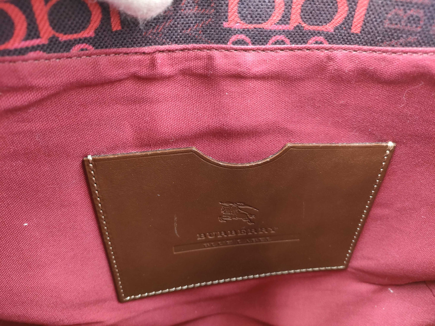 BURBERRY Blue Label shoulder bag with all-over print