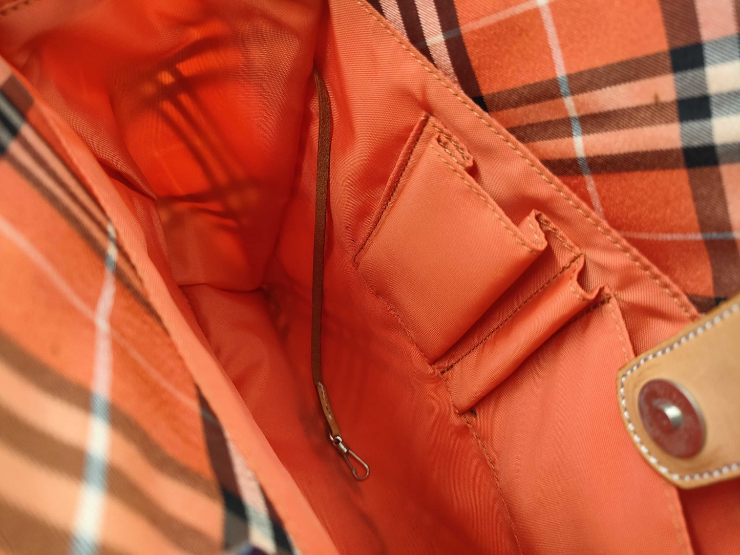 BURBERRY Blue Label Check Tote Bag